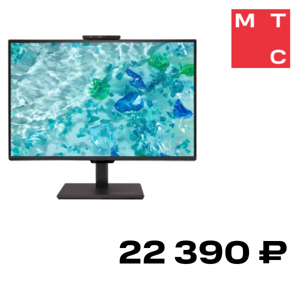 Монитор Acer, B248YGbemiqprcuzx 23.8" Черный
Монитор Acer, B248YGbemiqprcuzx 23.8" Черный