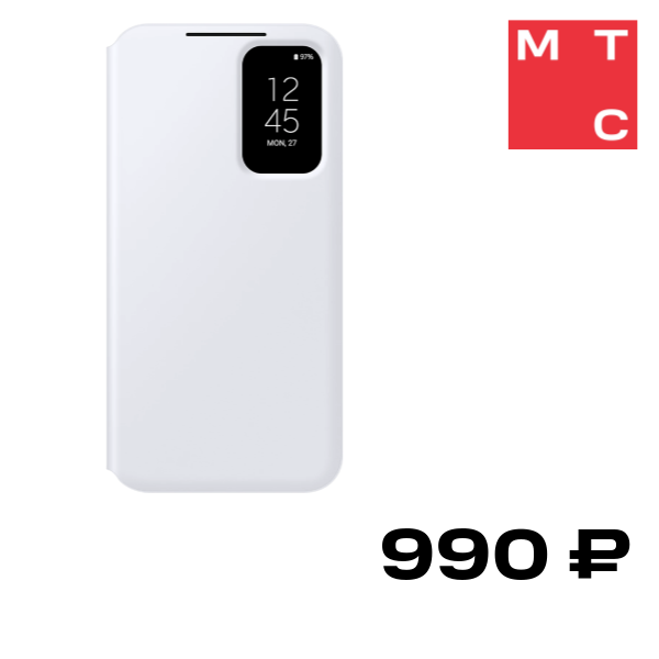 Чехол-книжка Samsung, Smart View Wallet Case Galaxy S23 FE Белый
Чехол-книжка Samsung, Smart View Wallet Case Galaxy S23 FE Белый