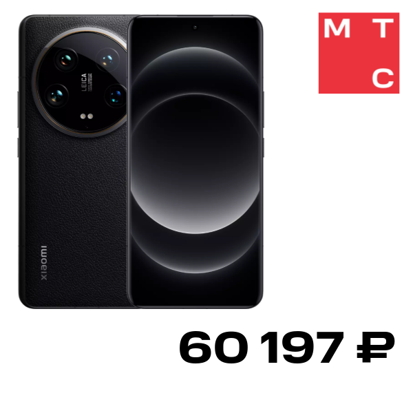 Смартфон Xiaomi, 14 Ultra 16/512 Гб 5G Черный Б/У "Отличный"
Смартфон Xiaomi, 14 Ultra 16/512 Гб 5G Черный Б/У "Отличный"