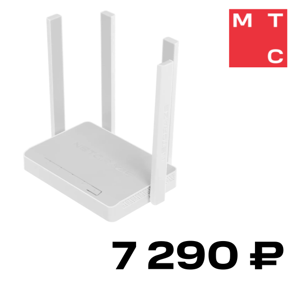 Роутер Netcraze, Viva NC-1913 Белый
Роутер Netcraze, Viva NC-1913 Белый