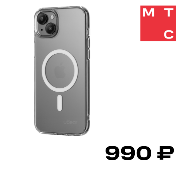 Чехол-накладка uBear, Real Mag Case для iPhone 15 Plus Прозрачный
Чехол-накладка uBear, Real Mag Case для iPhone 15 Plus Прозрачный