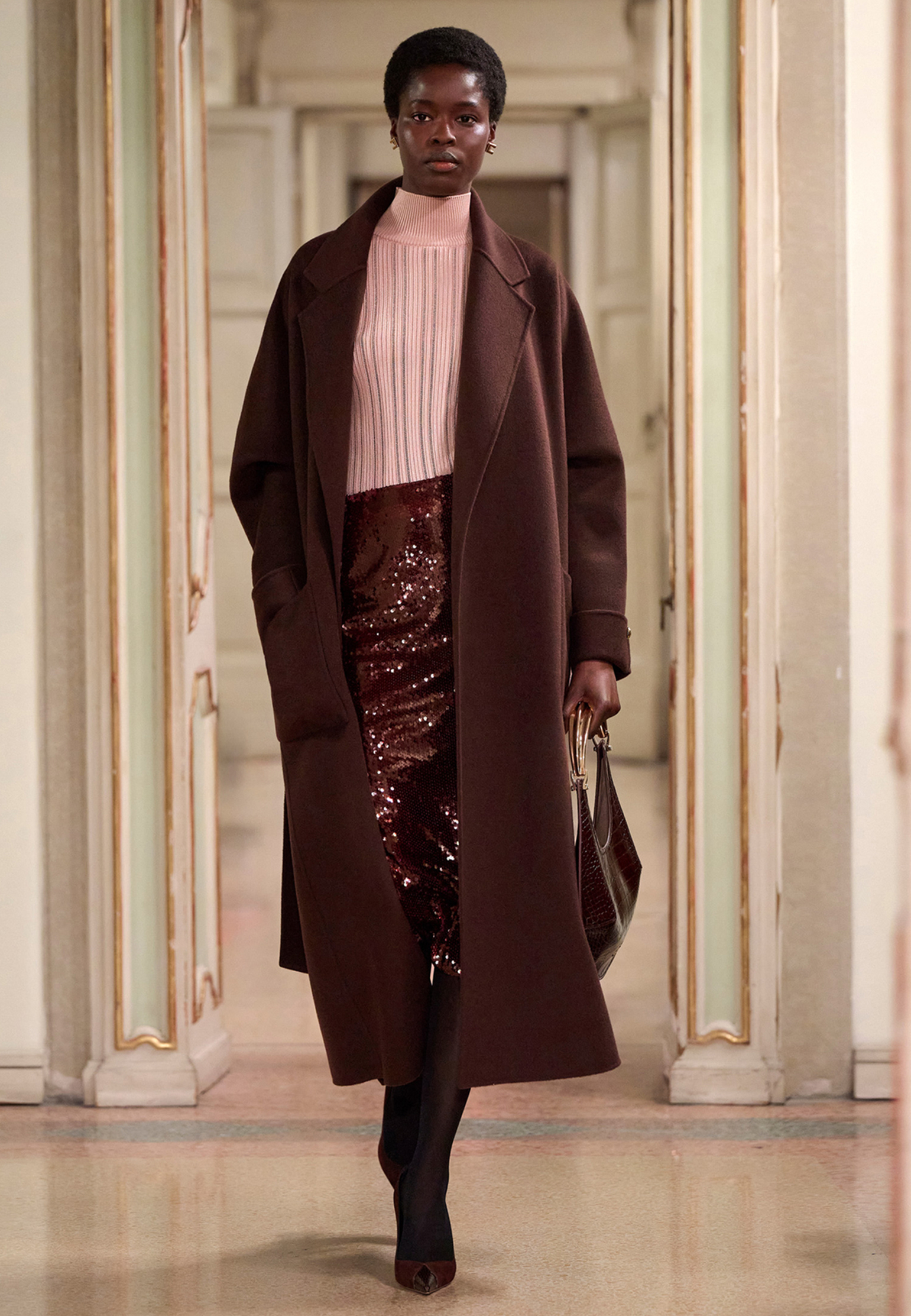 Пальто ELISABETTA FRANCHI, Коричневый, Коричневый
Пальто ELISABETTA FRANCHI, Коричневый, Коричневый