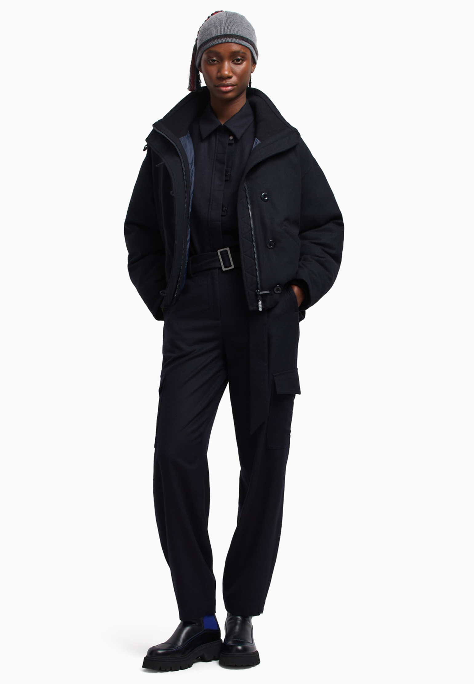 Куртка EMPORIO ARMANI, Синий, Синий 
Куртка EMPORIO ARMANI, Синий, Синий