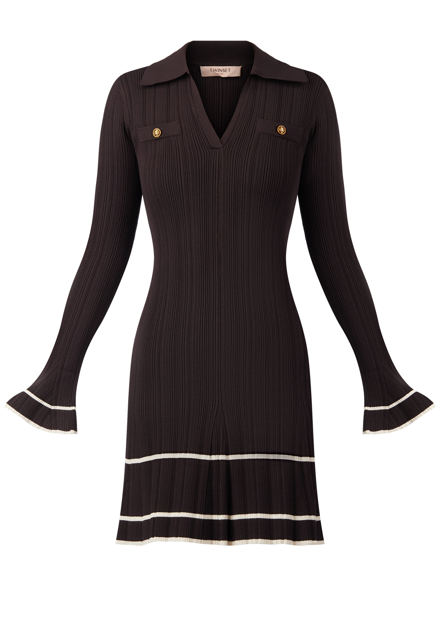 Платье TWINSET Milano, Коричневый, Коричневый
Платье TWINSET Milano, Коричневый, Коричневый