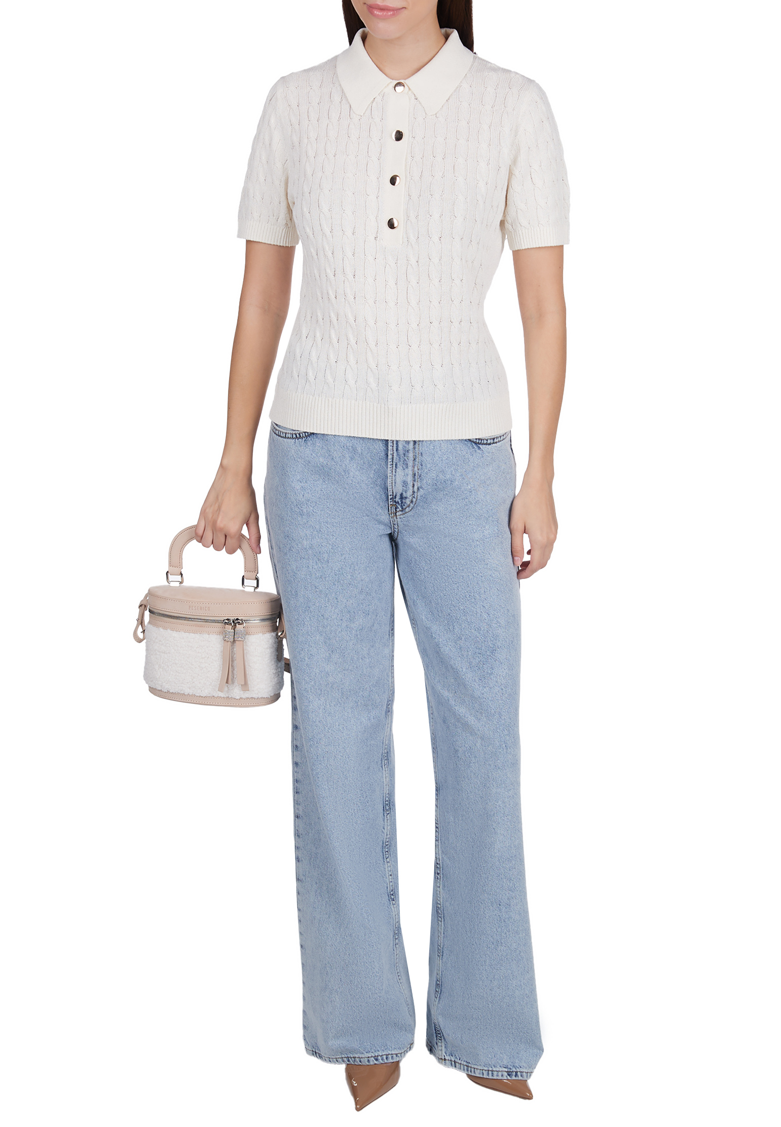 Поло SFILATO, Белый, Белый
Поло SFILATO, Белый, Белый