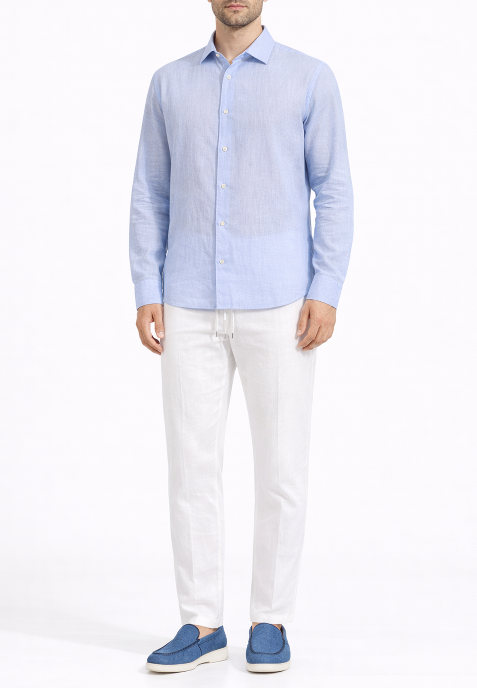 Сорочка CORNELIANI, Голубой, Голубой
Сорочка CORNELIANI, Голубой, Голубой