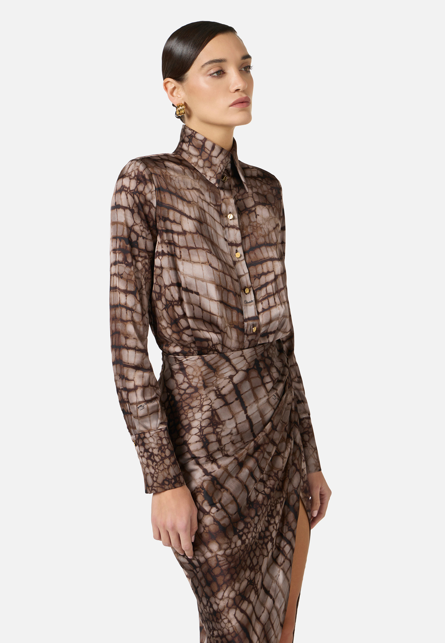 Платье ELISABETTA FRANCHI, Коричневый, Коричневый
Платье ELISABETTA FRANCHI, Коричневый, Коричневый