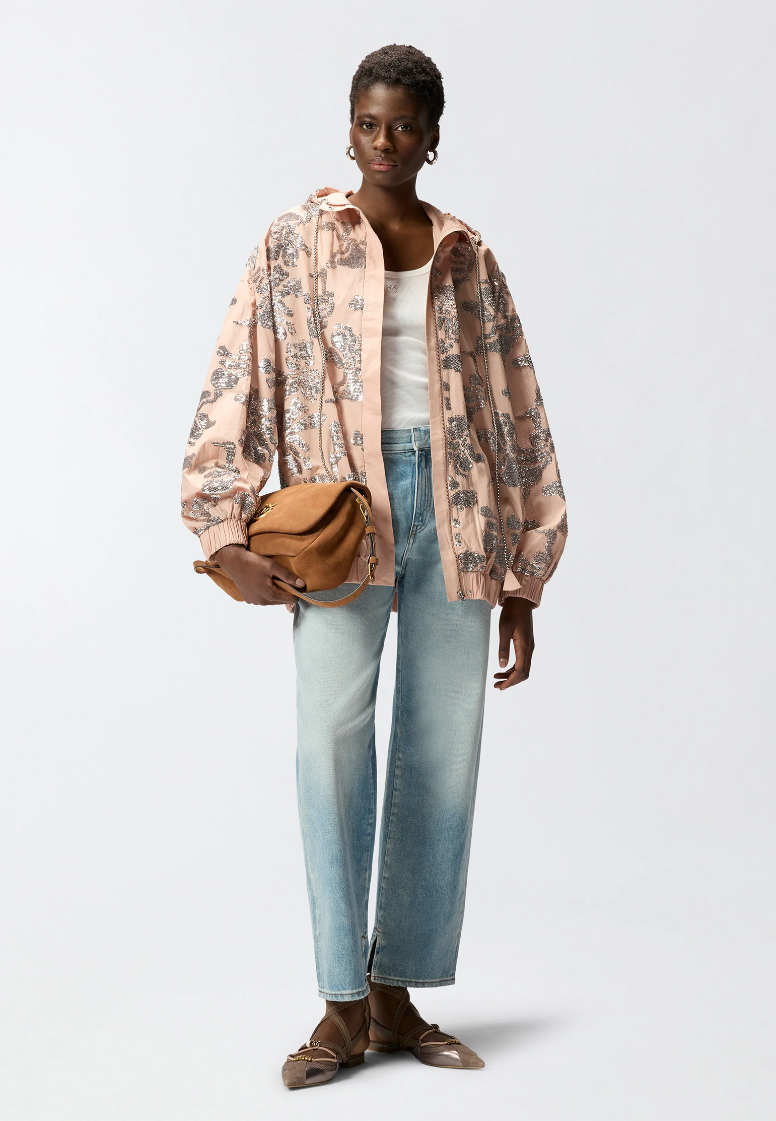 Ветровка PINKO, Бежевый, Бежевый
Ветровка PINKO, Бежевый, Бежевый