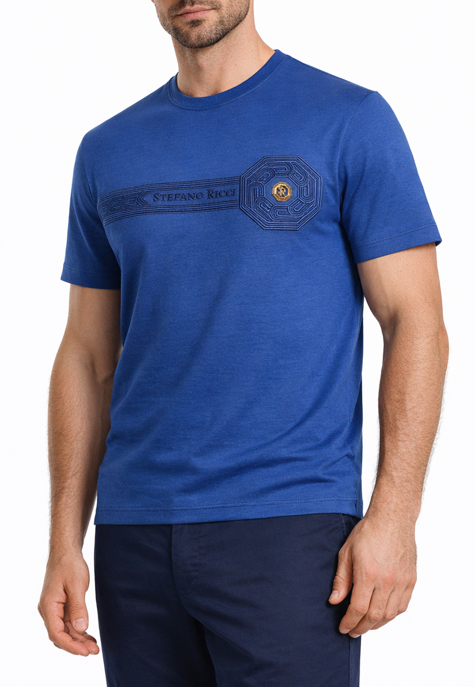 Футболка STEFANO RICCI, Синий, Синий
Футболка STEFANO RICCI, Синий, Синий