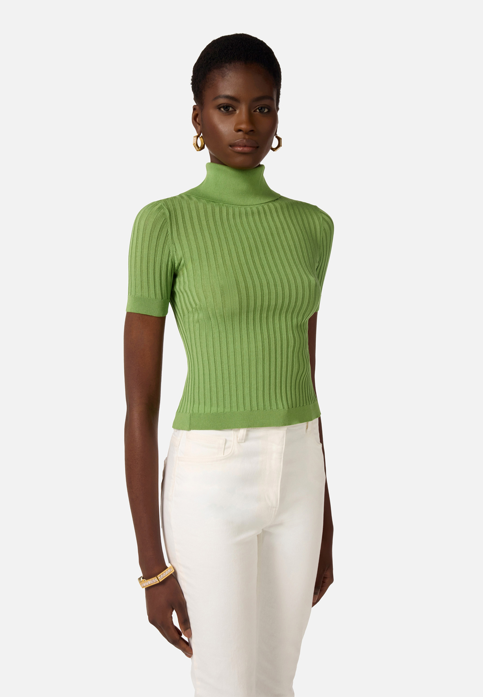 Джемпер ELISABETTA FRANCHI, Зеленый, Зеленый
Джемпер ELISABETTA FRANCHI, Зеленый, Зеленый