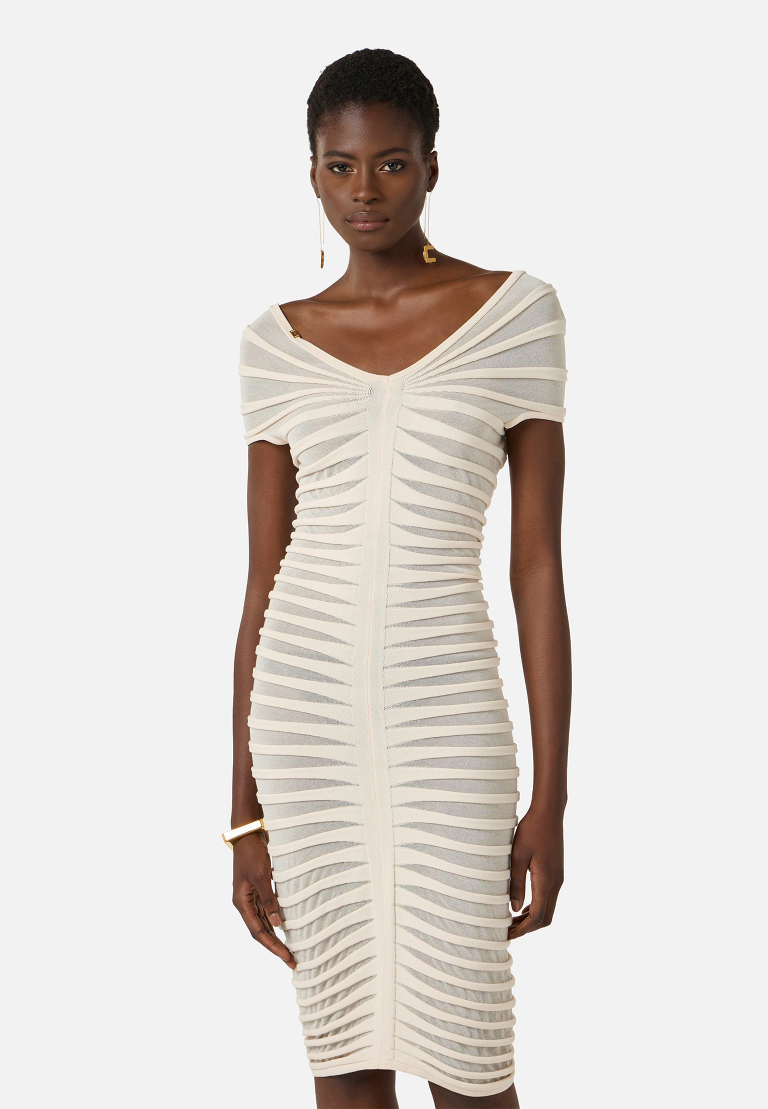 Платье ELISABETTA FRANCHI, Белый, Белый
Платье ELISABETTA FRANCHI, Белый, Белый
