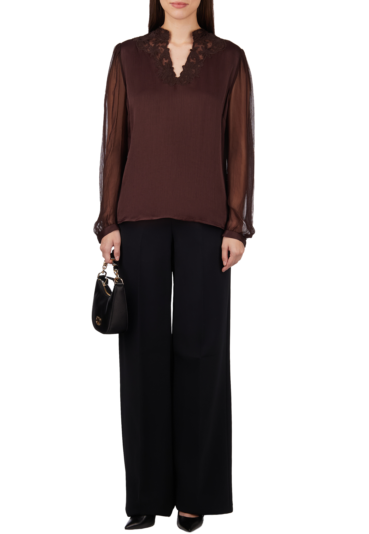 Блуза TWINSET Milano, Коричневый, Коричневый
Блуза TWINSET Milano, Коричневый, Коричневый