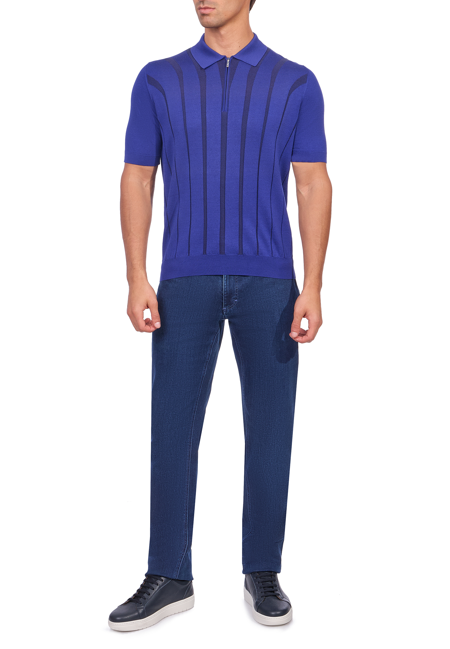 Поло ZILLI, Синий, Синий
Поло ZILLI, Синий, Синий