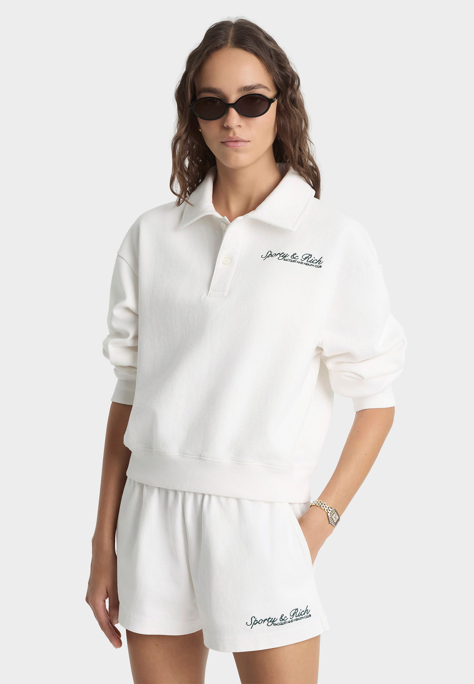 Шорты SPORTY&RICH, Белый, Белый
Шорты SPORTY&RICH, Белый, Белый