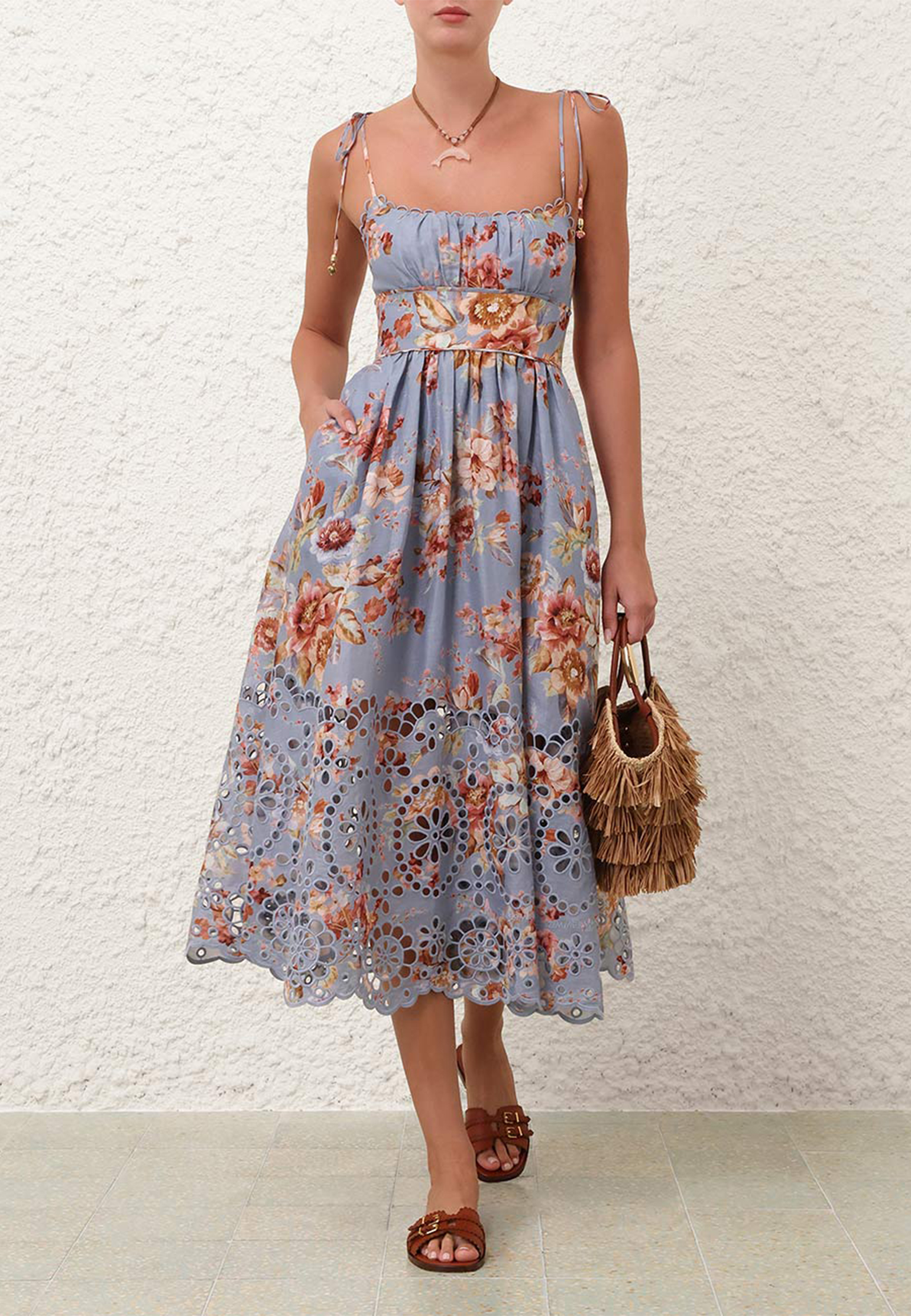 Платье ZIMMERMANN, Голубой, Голубой
Платье ZIMMERMANN, Голубой, Голубой