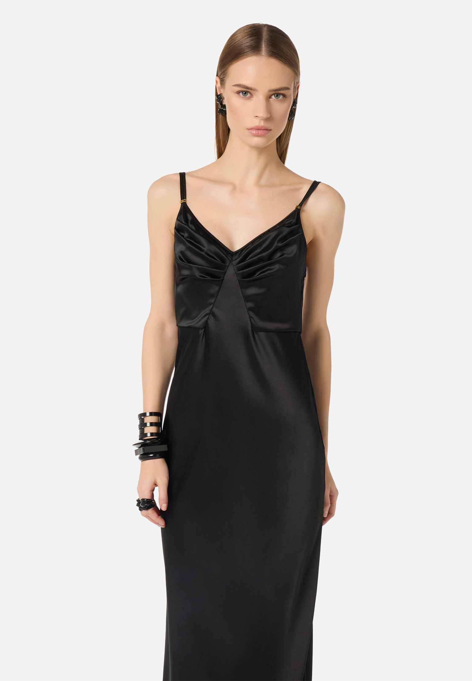 Платье ELISABETTA FRANCHI, Черный, Черный
Платье ELISABETTA FRANCHI, Черный, Черный