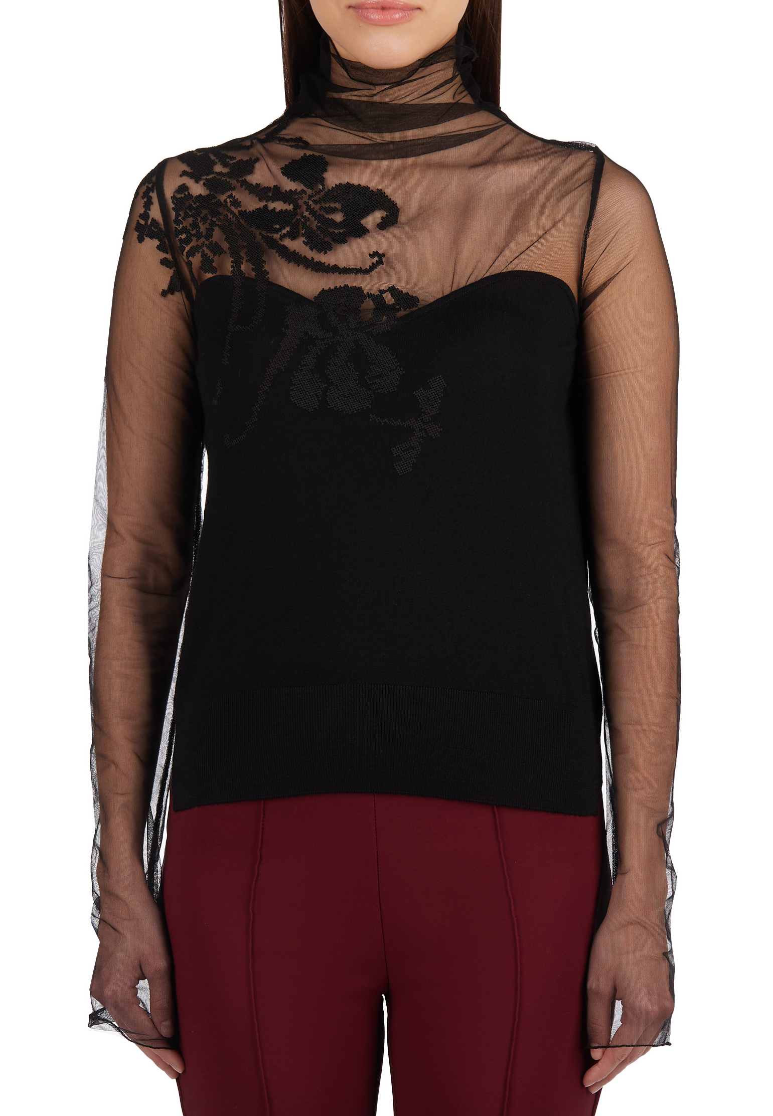 Топ ERMANNO SCERVINO, Черный, Черный
Топ ERMANNO SCERVINO, Черный, Черный