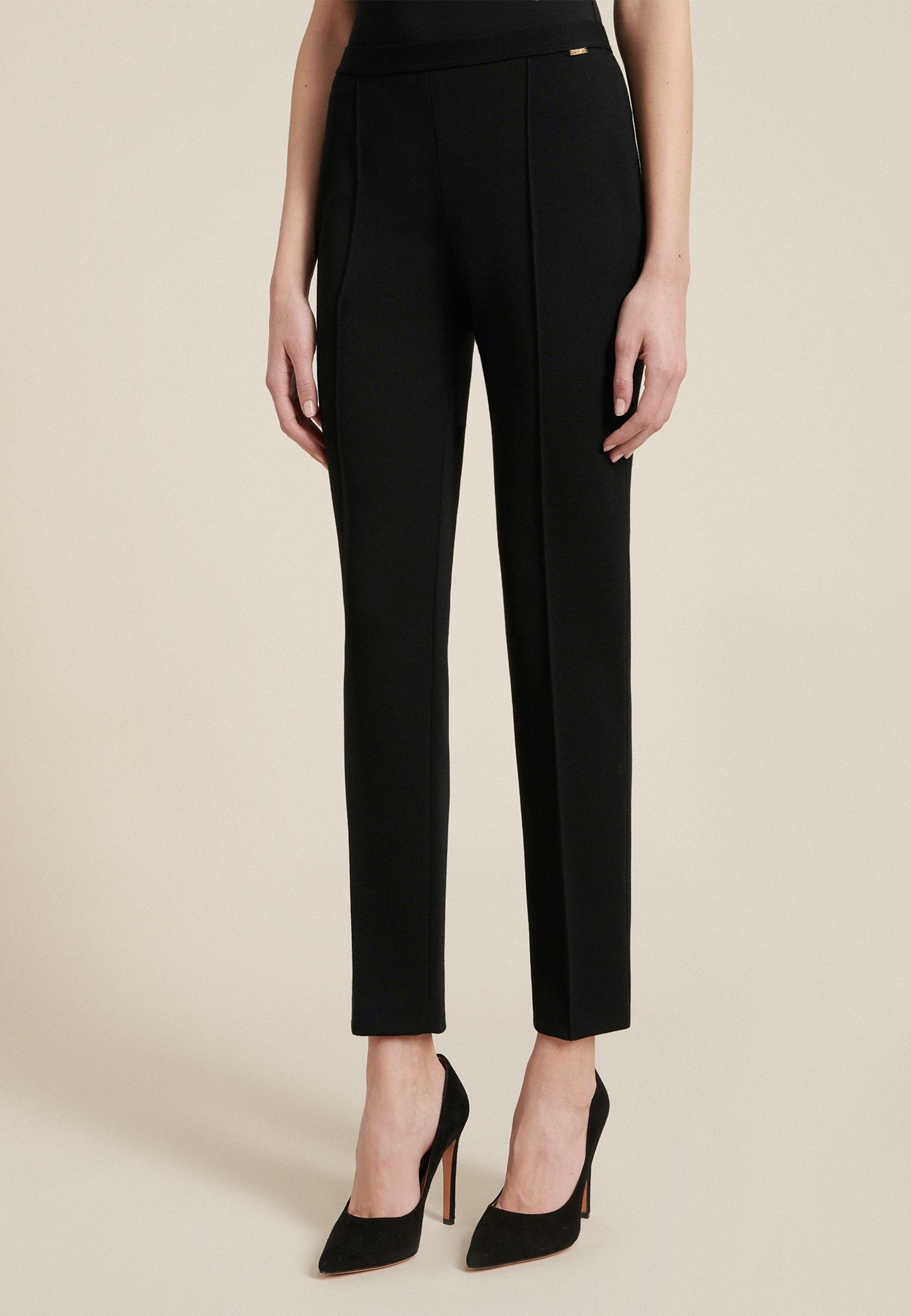 Брюки LUISA SPAGNOLI, Черный, Черный 
Брюки LUISA SPAGNOLI, Черный, Черный