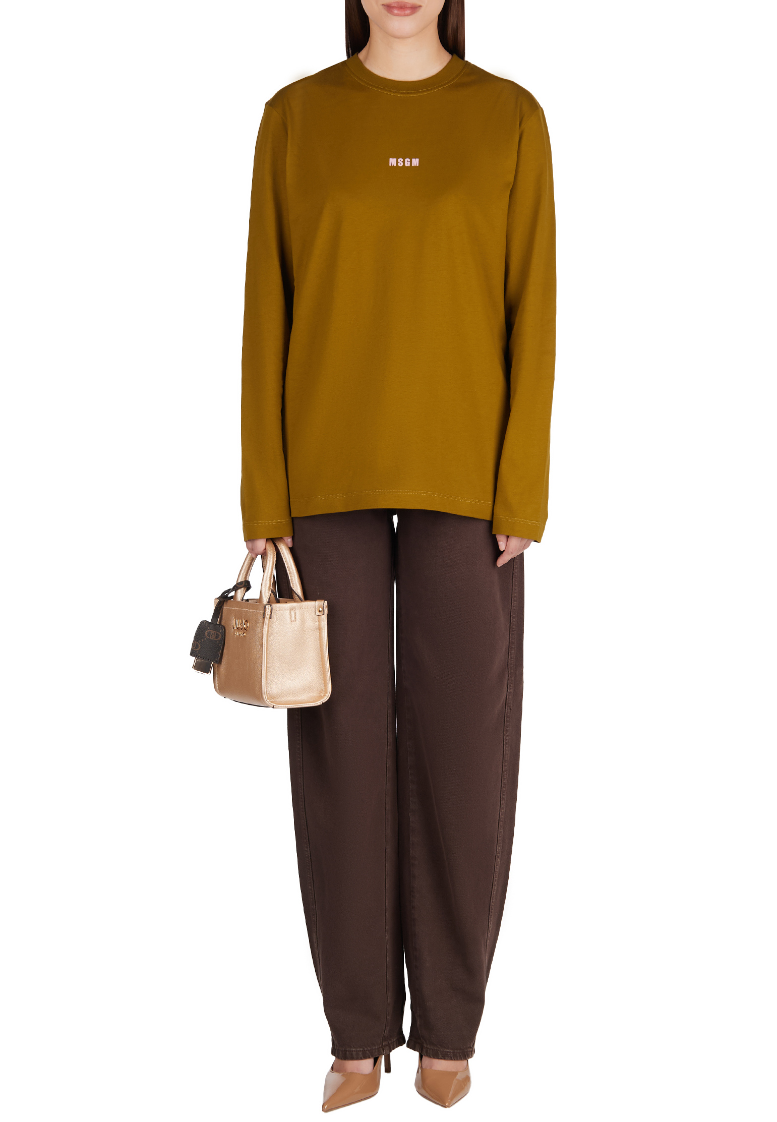 Лонгслив MSGM, Зеленый, Зеленый
Лонгслив MSGM, Зеленый, Зеленый