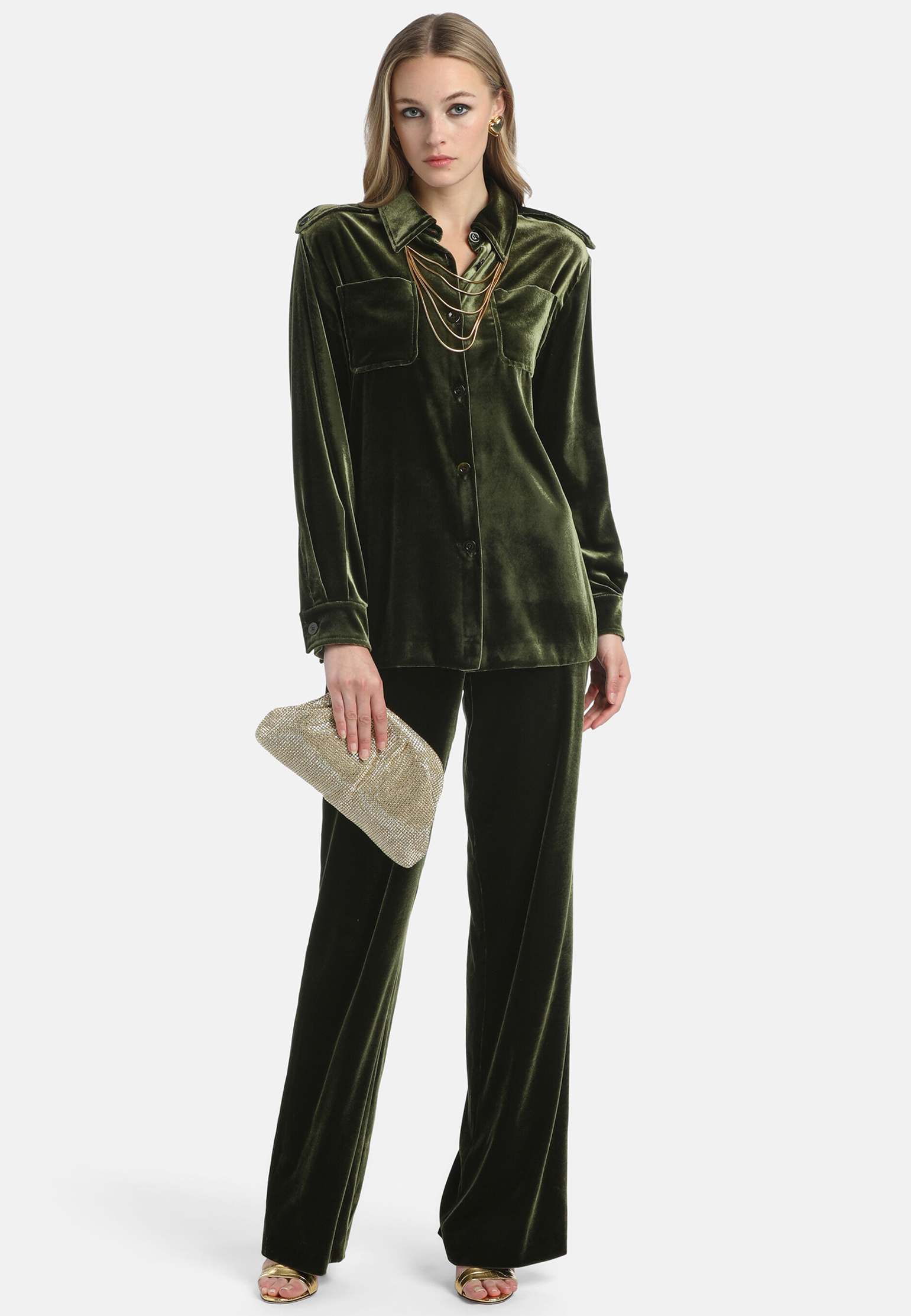 Брюки LUISA SPAGNOLI, Зеленый, Зеленый 
Брюки LUISA SPAGNOLI, Зеленый, Зеленый