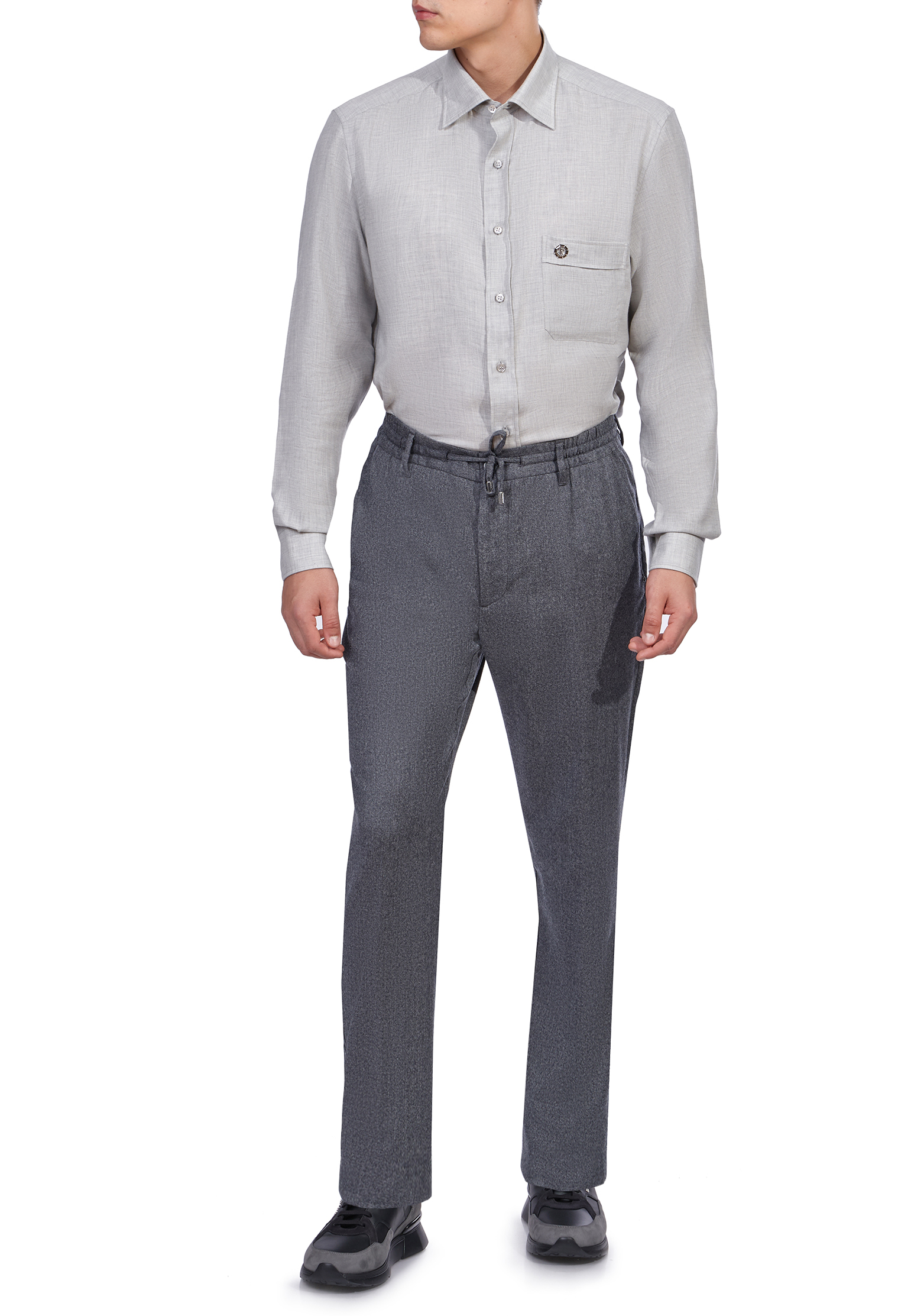 Брюки на кулиске STEFANO RICCI, Серый, Серый
Брюки на кулиске STEFANO RICCI, Серый, Серый