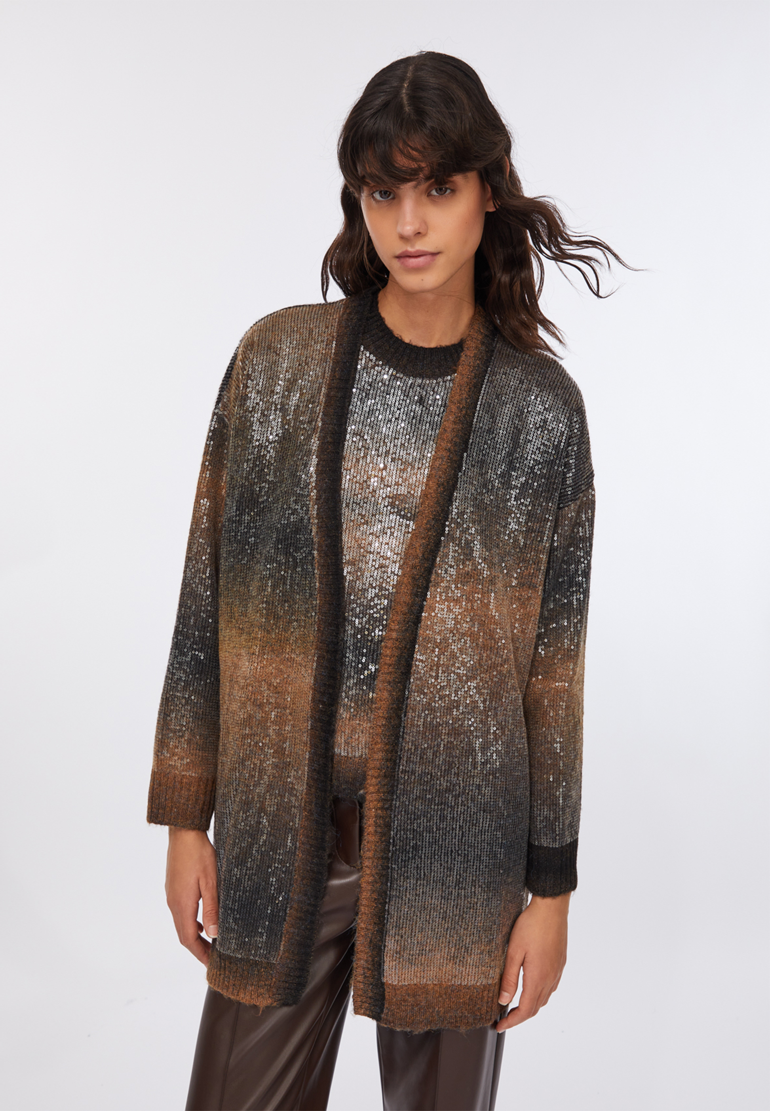 Кардиган LIU JO, Коричневый, Коричневый
Кардиган LIU JO, Коричневый, Коричневый