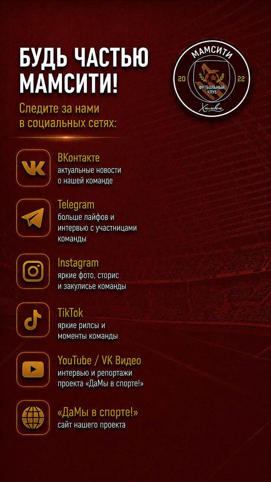Социальные сети МамСити