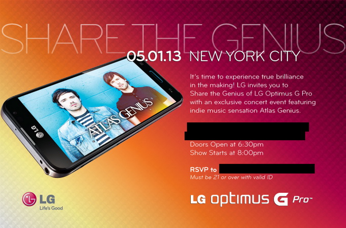 LG Optimus G Pro     1 