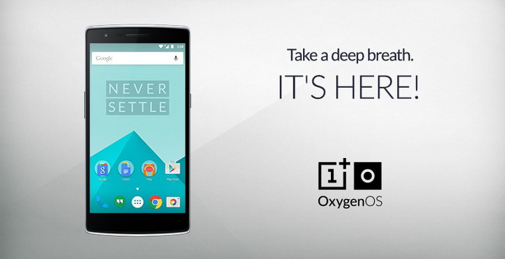 Oxygen OS: OnePlus One     Android 5.0.2