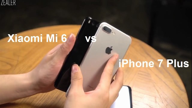 Xiaomi Mi6  iPhone 7 Plus: - 