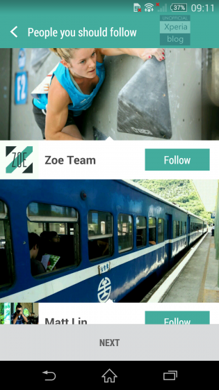  HTC Zoe      Sony Xperia
