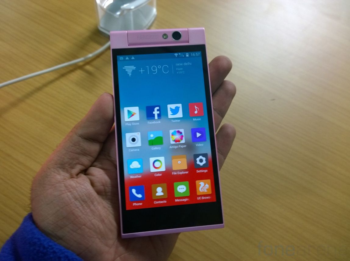 Gionee Elife E7 mini получил поворотный модуль камеры