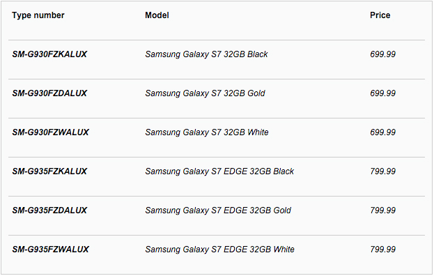 Samsung Galaxy S7  S7 Edge    iPhone 6S  6S Plus