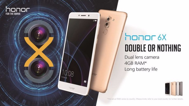 Huawei Honor 6X  Android Nougat  EMUI 5.0  
