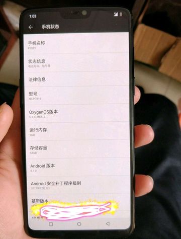    OnePlus 6:     Galaxy S9+ 