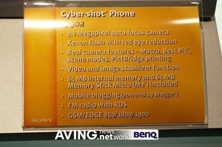 Sony Ericsson K790a Cybershot.   