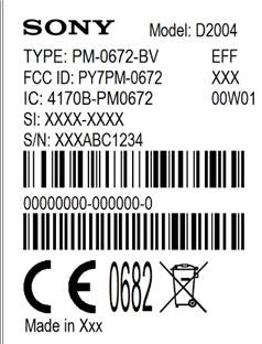 Sony Xperia E1  E1 Dual    FCC