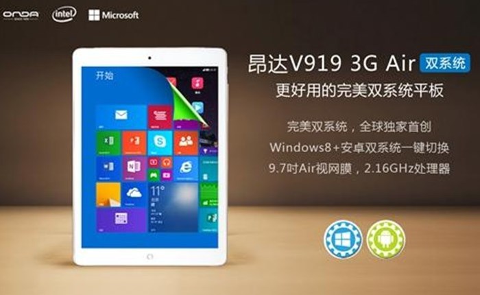 Onda V919 3G Air -  iPad Air 2  Android  Windows