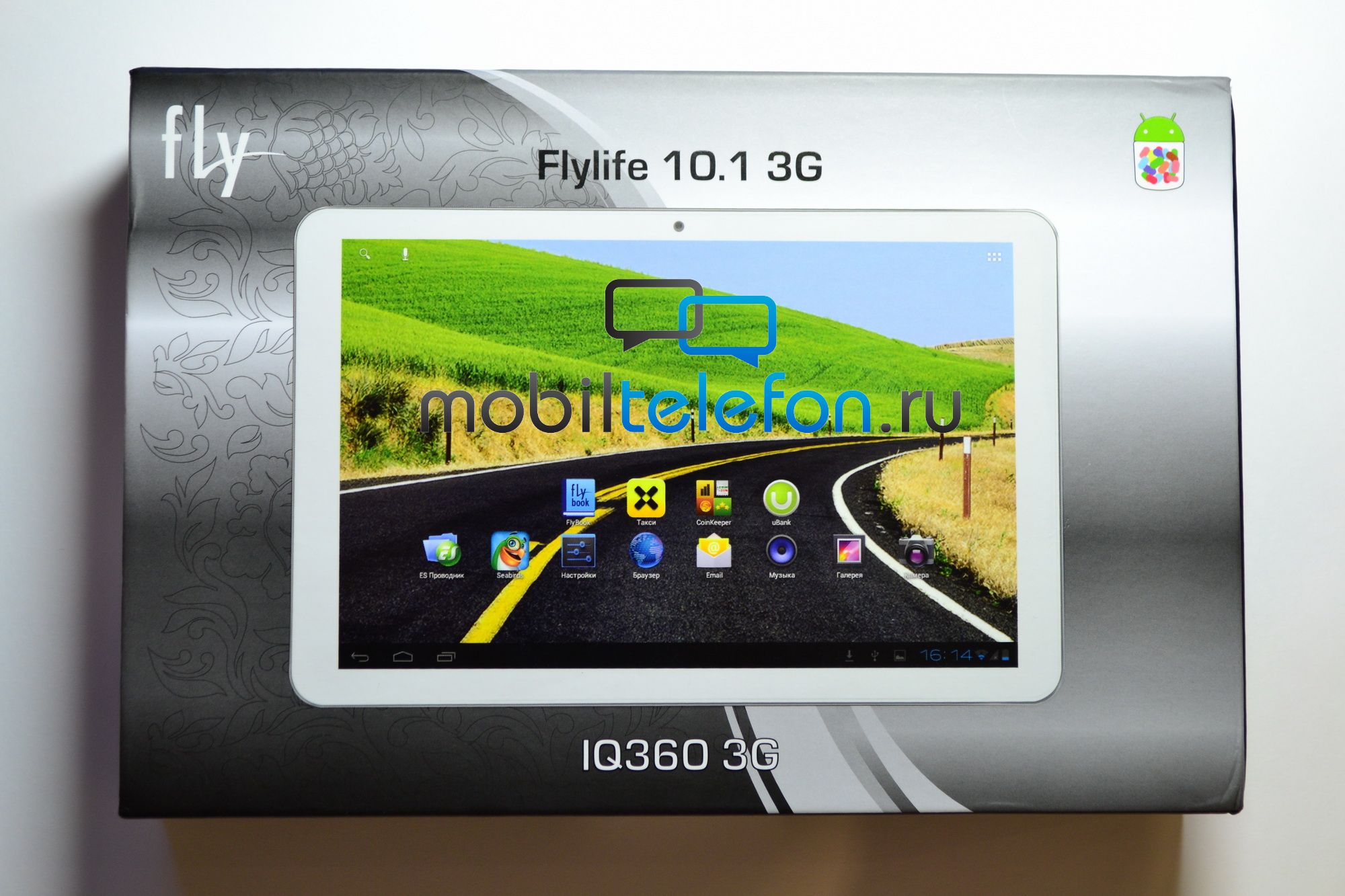Распаковка планшета Fly IQ360 3G (Flylife 10.1 3G)