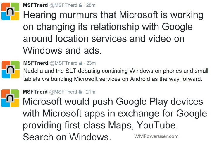 Microsoft   Windows      Google?