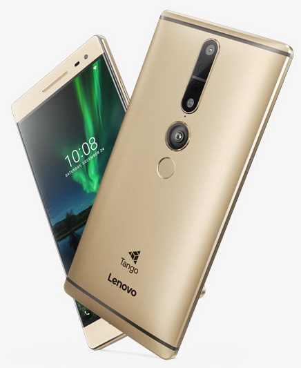  Lenovo Phab 2 Pro:   Google Project Tango    