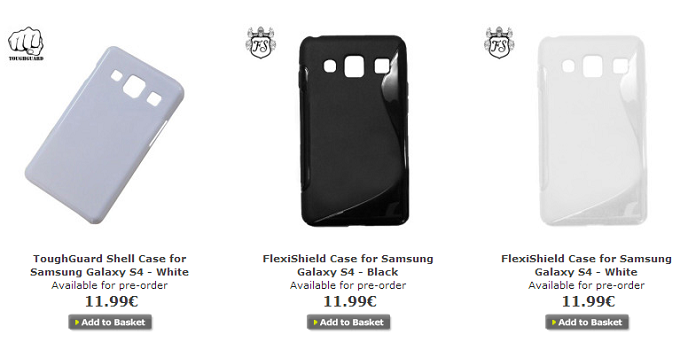 Чехлы для Samsung Galaxy S 4 уже можно заказать в Британии 