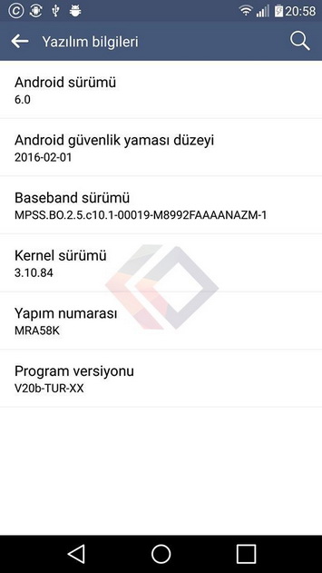 LG V10  Android 6.0 Marshmallow