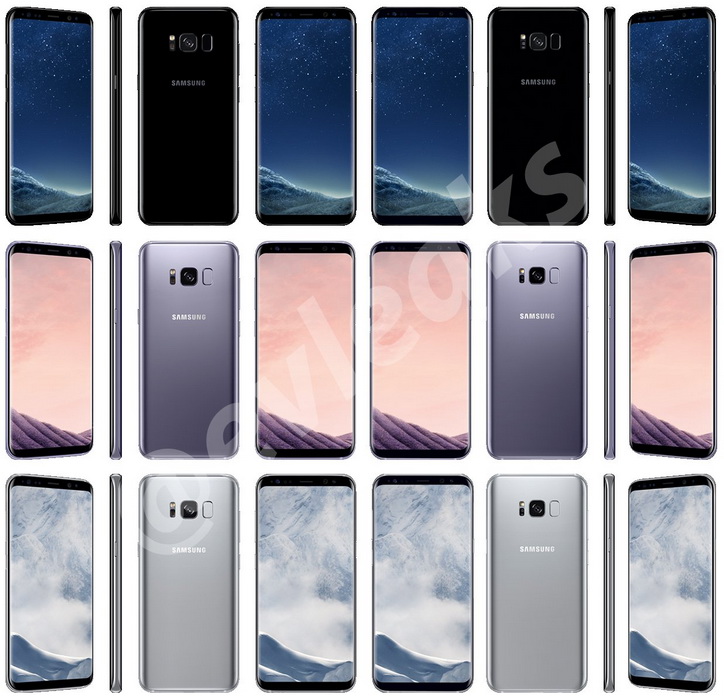 Samsung Galaxy S8  S8+       evleaks