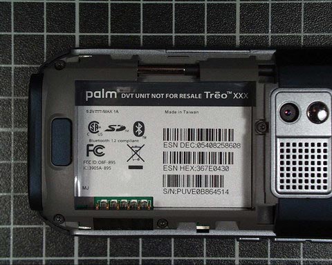  Palm Treo 755p  FCC