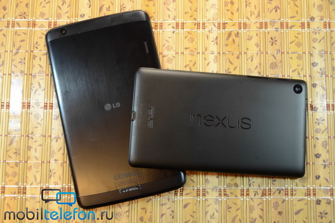 - LG G Pad 8.3  ASUS Nexus 7 2013
