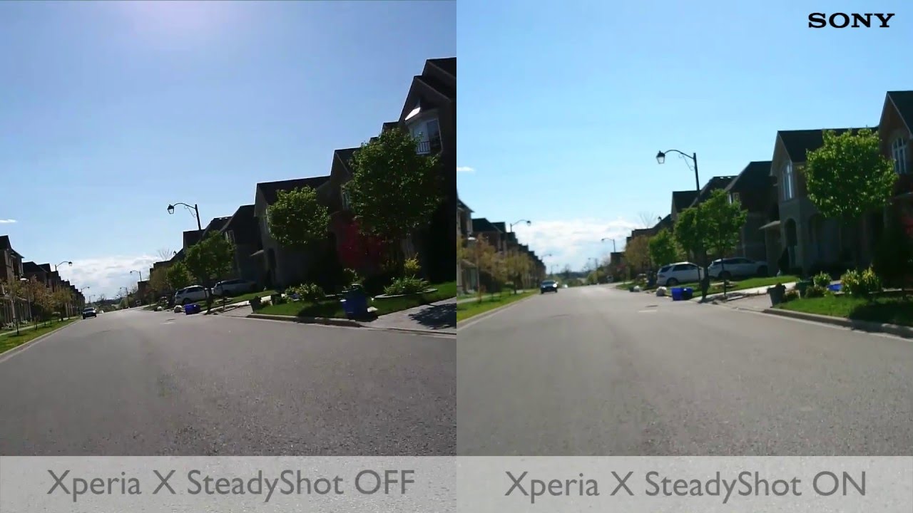   SteadyShot  Sony Xperia X