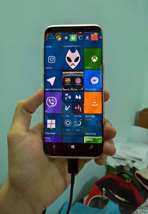 Samsung Galaxy S8  Windows 10 Mobile   ?