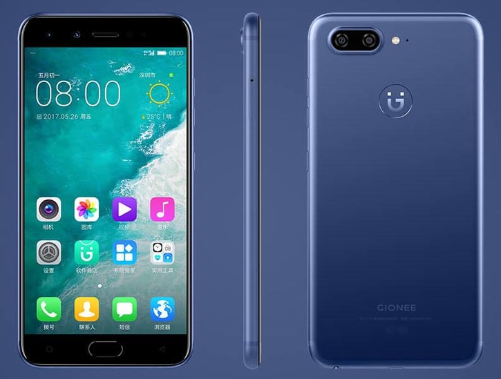  Gionee S10:       