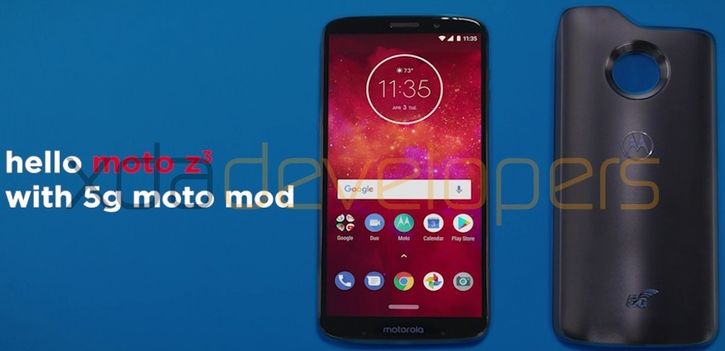- Moto Z3 Play  5G Moto Mod